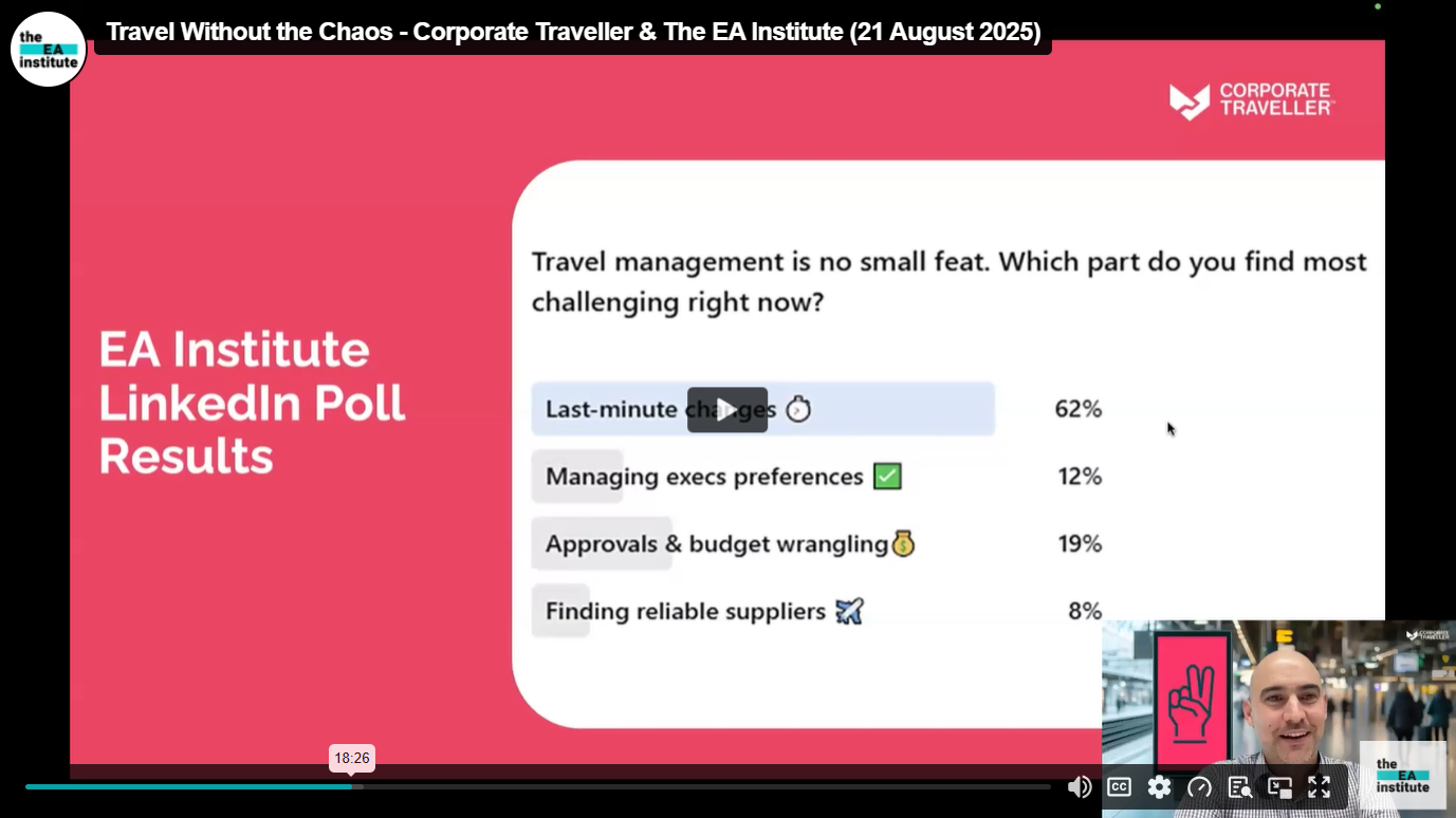 Travel without the chaos webinar